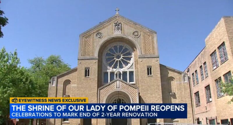 ABC7 EXCLUSIVE: Historic Chicago church: Shrine of Our Lady of Pompeii reopens in Little Italy after 2-year renovation