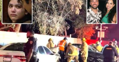 Accused DUI driver's six-word reply to cops after horrific crash killed couple