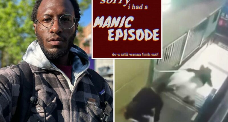 Accused killer subway shover posted about 'manic episode' before string of unhinged busts