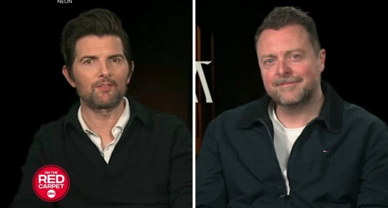 Adam Scott recalls eerie real-life moment as horror film "Hokum" hits theaters