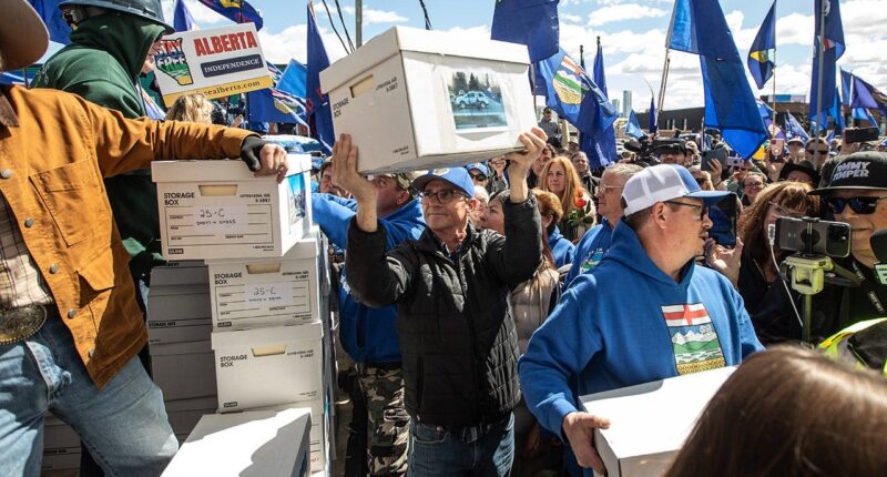 Alberta separatists say they have enough signatures for referendum on leaving Canada
