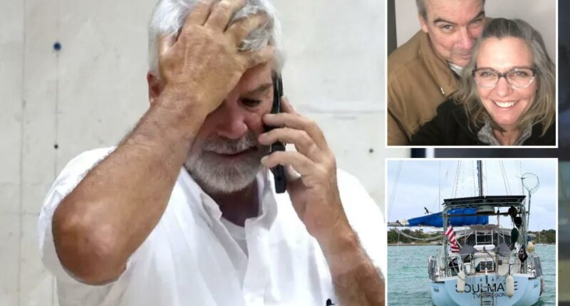 American husband Brian Hooker stayed on boat for 24 hours after wife Lynette vanished in the Bahamas