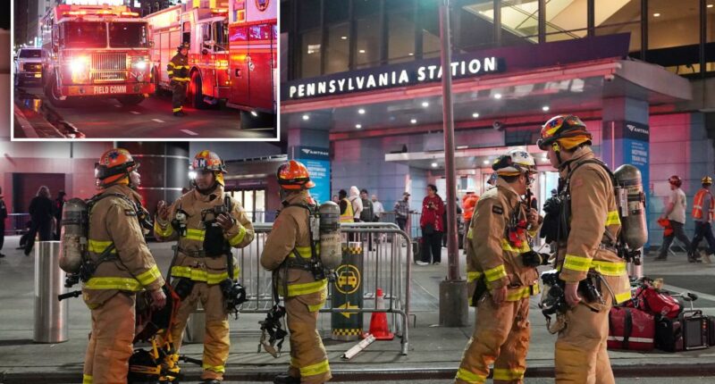 Amtrak train catches fire, 2 seriously injured as Penn Station service is disrupted