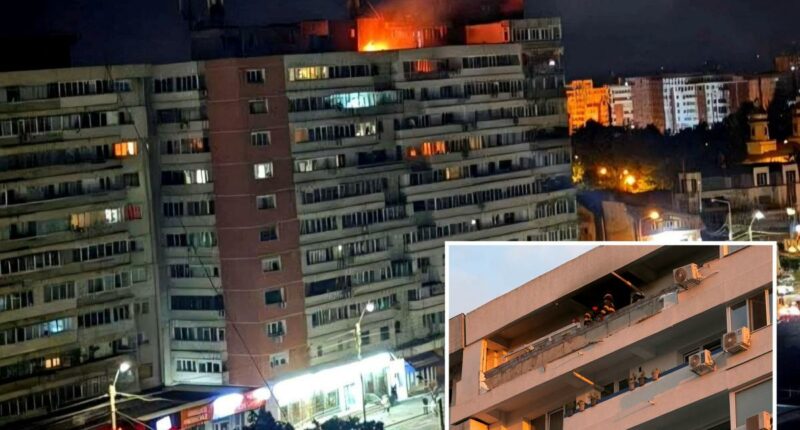 Armed Russian drone slams into Romanian apartment building, leaving two injured