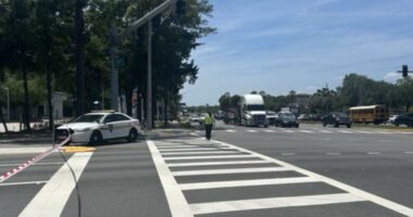 Armed man barricaded behind San Pablo Walmart prompts heavy police response