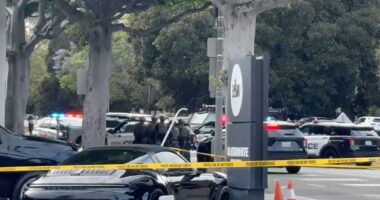 Armed suspect barricades himself with hostage in Beverly Hills