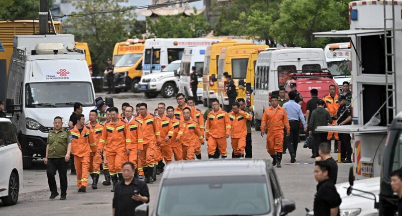 At least 82 killed after massive gas explosion rips through coal mine in China