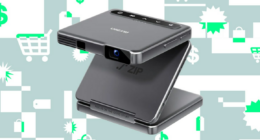 Aurzen’s teeny tiny tri-fold projector is on sale for 40 percent off