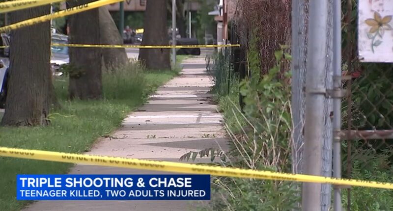 Back of the Yards shooting today kills 17-year-old boy on street, injures 2 men near South Throop and West 50th streets, CPD says