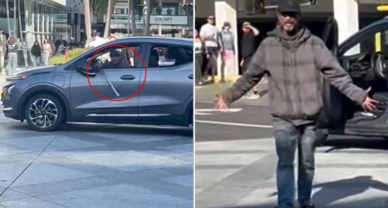 Bat-wielding man terrorizes shoppers in Santa Monica and allegedly hurls antisemitic slurs
