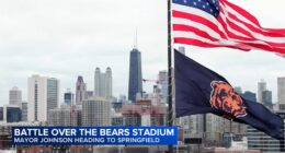 Bears stadium update: Mayor Brandon Johnson's Hail Mary to keep NFL team at lakefront, rather than Arlington Heights or Hammond