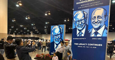 Berkshire Hathaway's profits double as shareholders gather for the annual meeting on Saturday