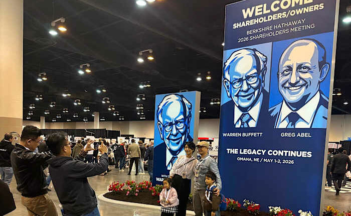 Berkshire Hathaway's profits double as shareholders gather for the annual meeting on Saturday