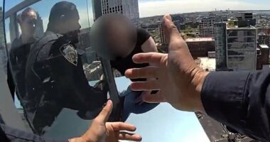 Brave cops rescue woman as she dangles from edge of NYC skyscraper