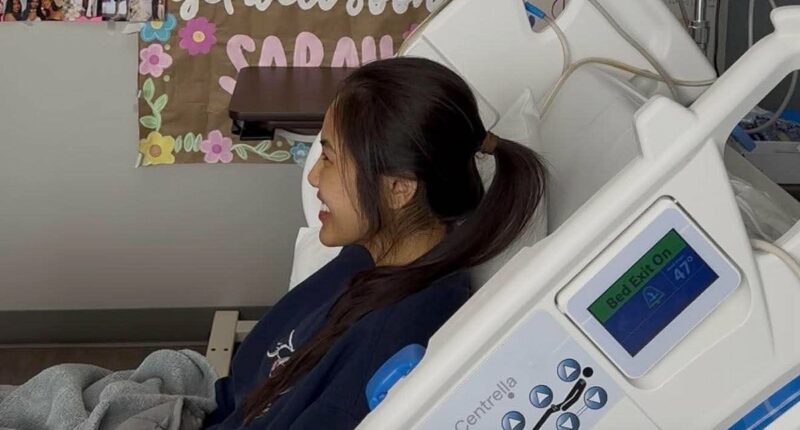 Bride airlifted back to US after suffering illness in recovery