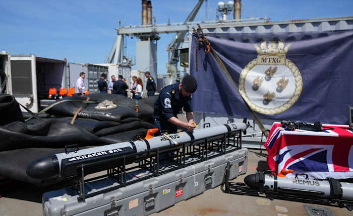 Britain's navy prepares to clear mines in the Strait of Hormuz while waiting for a peace deal
