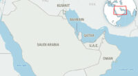 British military says ship caught fire after being hit off coast of Qatar