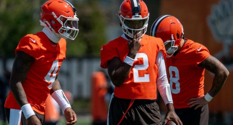 Browns' NFL Week 1 quarterback competition: Deshaun Watson favored to start opener over Shedeur Sanders