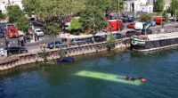 Bus plunges into river after trainee driver crash, massive rescue response: reports