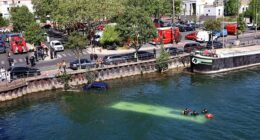 Bus plunges into river after trainee driver crash, massive rescue response: reports