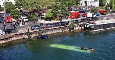 Bus plunges into river after trainee driver crash, massive rescue response: reports