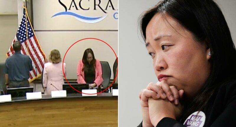 California congressional candidate refuses to say Pledge of Allegiance, turns back on US flag