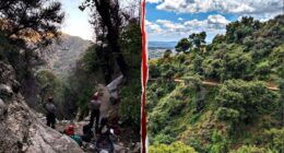California hiker dies after falling 30 feet from popular trail into ravine