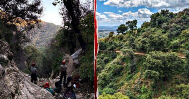 California hiker dies after falling 30 feet from popular trail into ravine