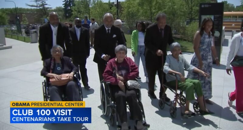 Centenarians with Club 100 take tour of Obama Presidential Center ahead of June 18 opening in Jackson Park