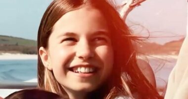 Charlotte's beach life birthday! Kate and William share new holiday video of princess enjoying the sand, the shells and new family dog Otto as she celebrates her 11th birthday