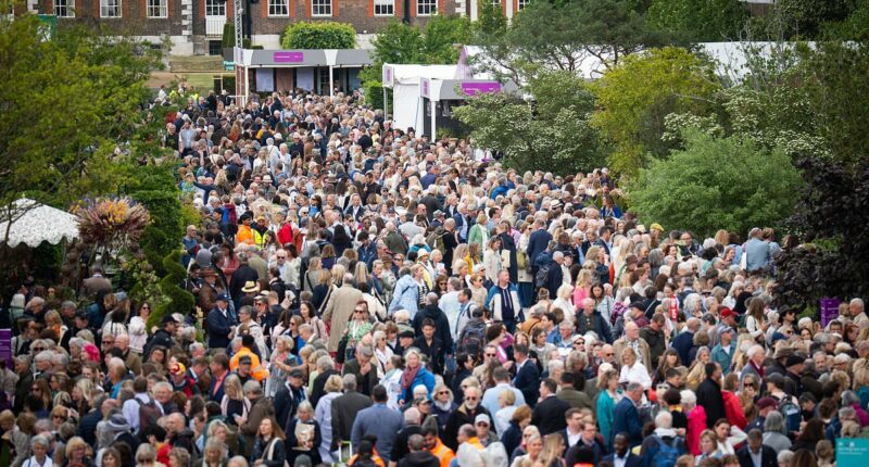 Chelsea Flower Show is branded 'awful' due to mega crowds