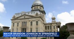 Chicago Bears news: Mayor Brandon Johnson's final push to keep team at Soldier Field during Springfield trip, lobbying lawmakers