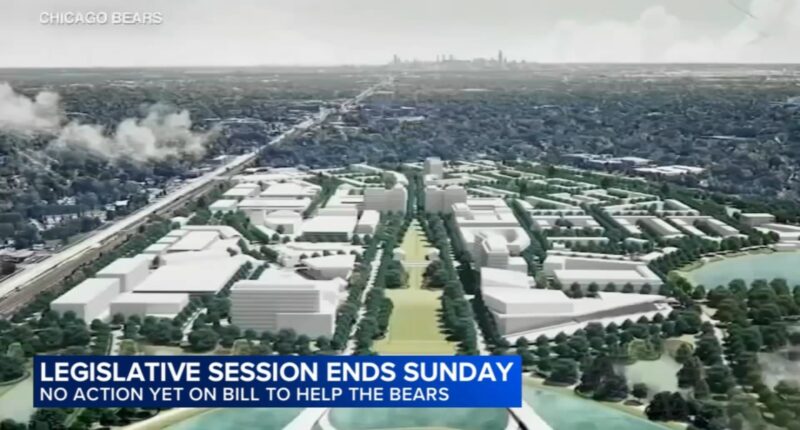 Chicago Bears stadium 'mega-projects' bill among measures for Illinois lawmakers to review as legislative session ends Sunday