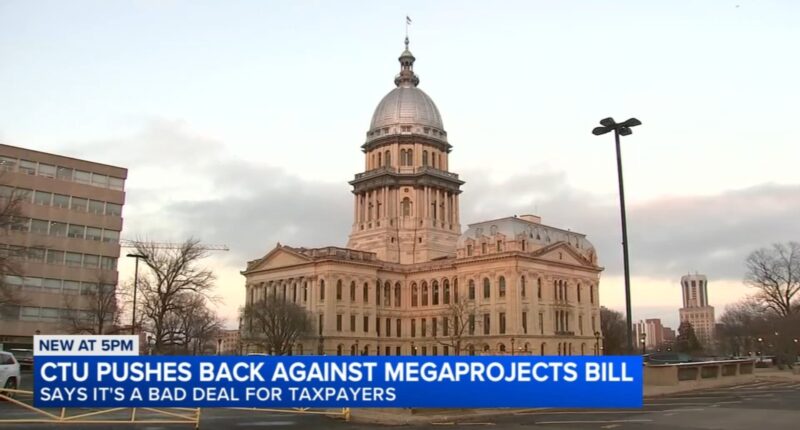 Chicago Teachers Union says 'mega-projects' bill meant to keep Bears in Illinois a bad deal for taxpayers