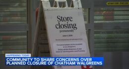 Chicago community leaders to speak out ahead of Chatham Walgreens pharmacy store closure next month