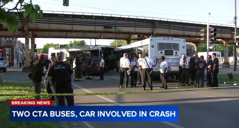 Chicago crash: 20 injured in crash involving 2 CTA buses near Lake Street, Homan Avenue in East Garfield Park, fire officials say