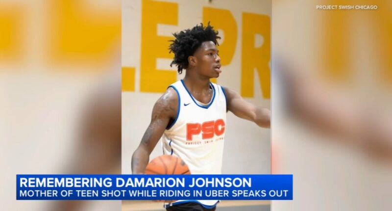 Chicago shooting: Mother speaks out after 18-year-old basketball player Damarion Johnson shot to death on Garfield Park Uber ride