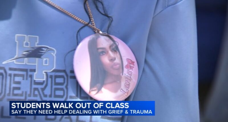 Chicago students walk out of class at Hyde Park Academy High School, say they need help dealing with grief, trauma