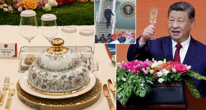 China lunch menu revealed as traveling Americans ordered to ditch gear