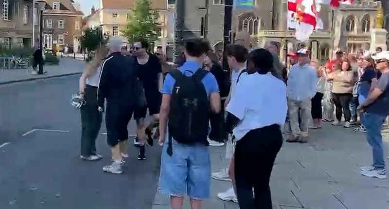 Clashes break out in Norwich after Afghan migrants charged with rape