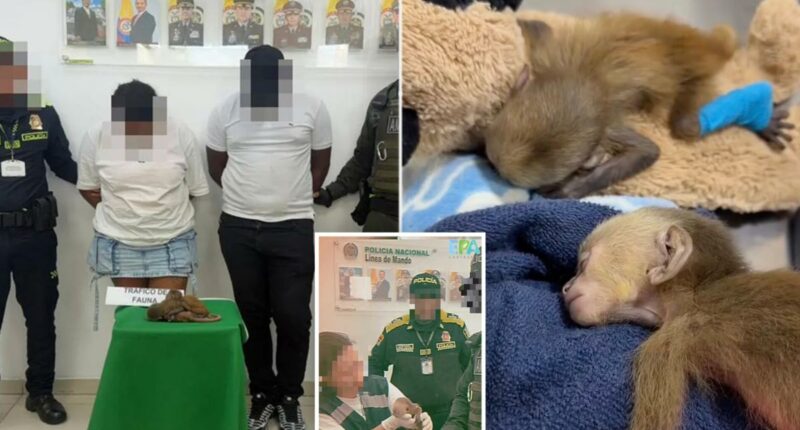 Couple allegedly stuffed 3 monkeys in their underwear in sick smuggling bid -- causing one to suffocate