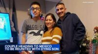 Couple once detained by ICE, 18-year-old Chicago-born son Kevin Gonzalez with terminal stage 4 colon cancer reunite in Mexico
