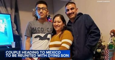 Couple once detained by ICE, 18-year-old Chicago-born son Kevin Gonzalez with terminal stage 4 colon cancer reunite in Mexico