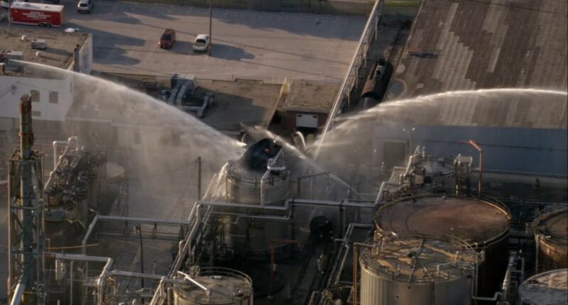 Crews battle fire at Koppers Inc. chemical plant near Stickney, Cicero, video shows