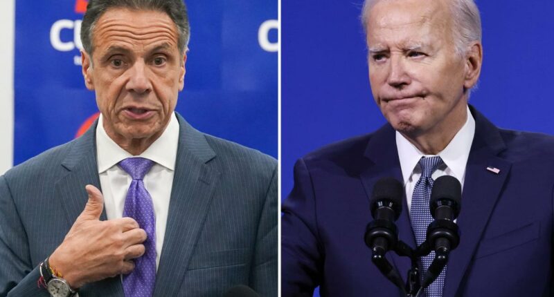 Cuomo rips fellow Dems for putting up 'incapable' Joe Biden in 2024
