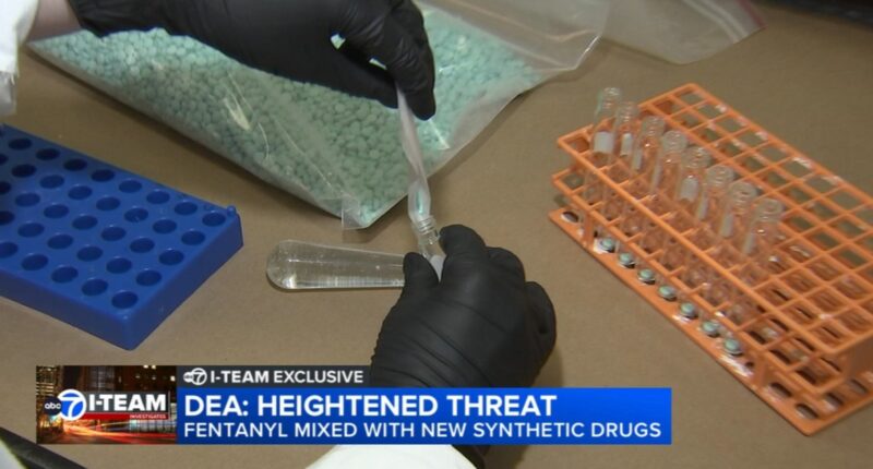 DEA warning of heightened threat as synthetic drugs creep at alarming rates into Chicago's illicit drug market