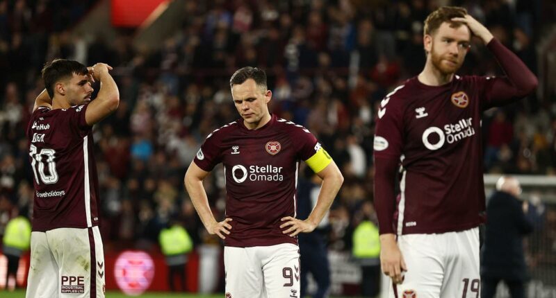 DISGUSTING! Hearts boss Derek McInnes left fuming as Tynecastle celebrations are cut short by controversial late Celtic penalty award at Motherwell