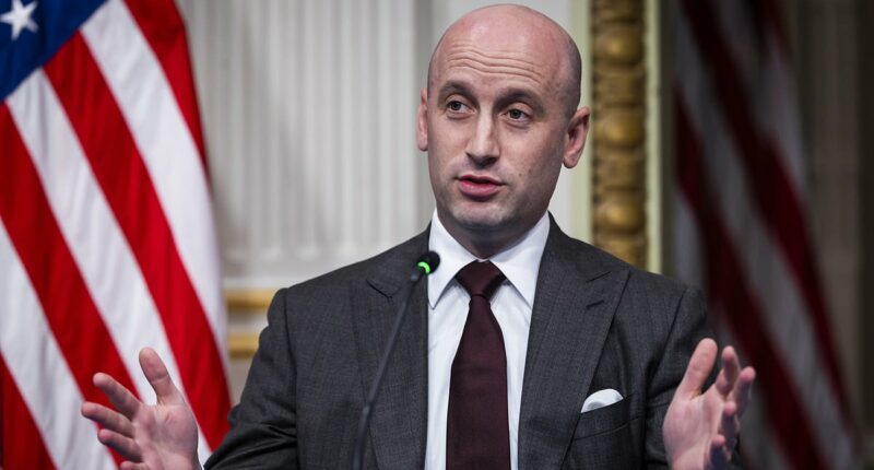 Democratic Party issues foul-mouthed insult to Stephen Miller after top Trump advisor called Texas Senate candidate James Talarico 'transgender'