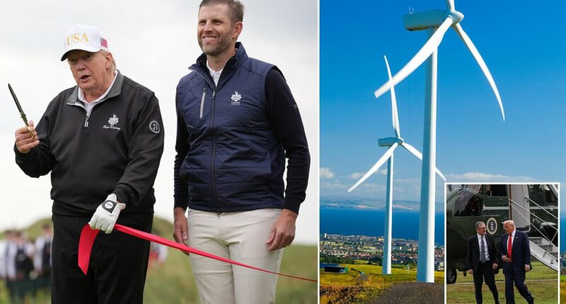 Donald Trump's visit to UK saw wind turbine delivery CANCELLED