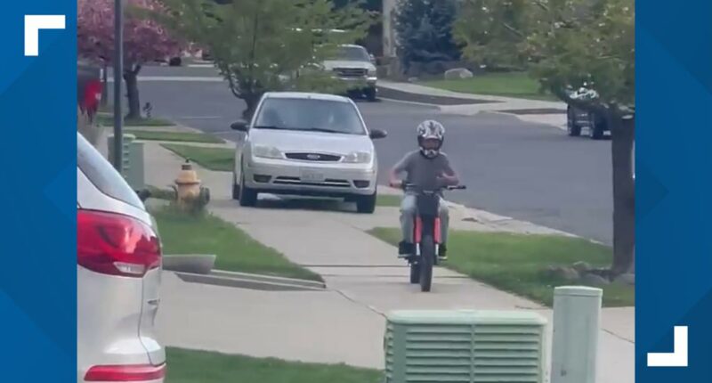 Driver arrested after allegedly hopping curb to chase child on a dirt bike in Washington